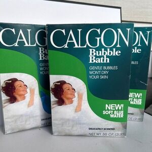 Vintage Calgon Rare Deadstock Bubble Bath Gentle Bubbles Movie Film Collect 30oz